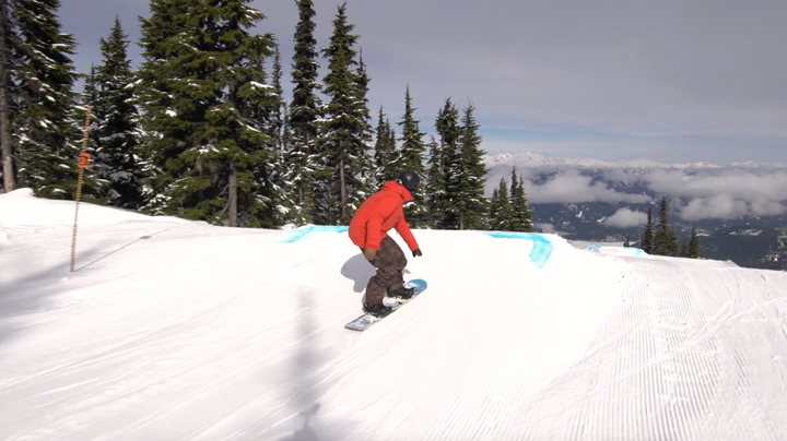 Your First Jump On A Snowboard