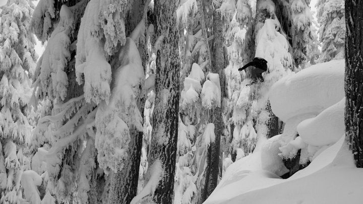 Backcountry Snowboarding By Snowmobile - AKA Sledding