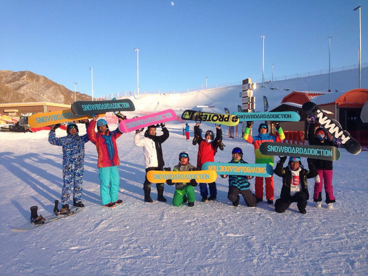 The Snowboard Addiction Academy Crew