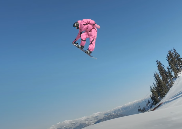 grab snowboarding jumps