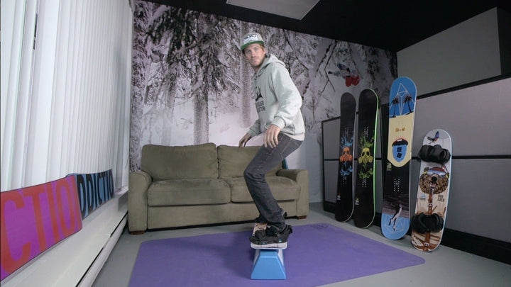 How To Backside 50-50, 180 Out On A Training Board - Snowboard Addiction
