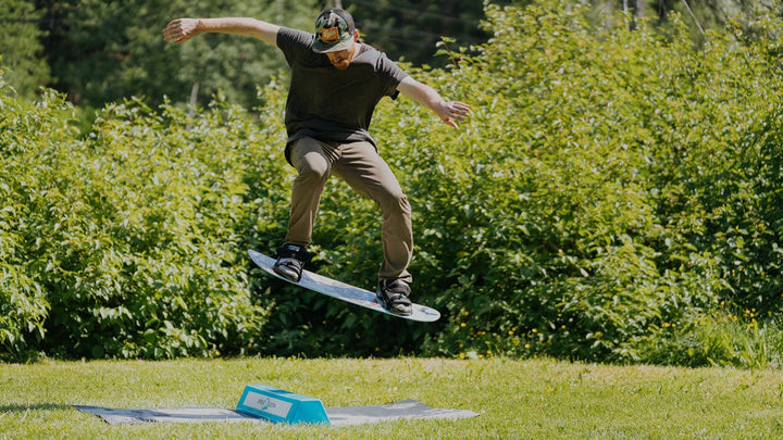 How To Cab 180 In On A Training Board - Snowboard Addiction