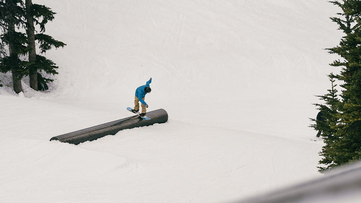 How To Frontside Boardslide On A Training Board - Snowboard Addiction
