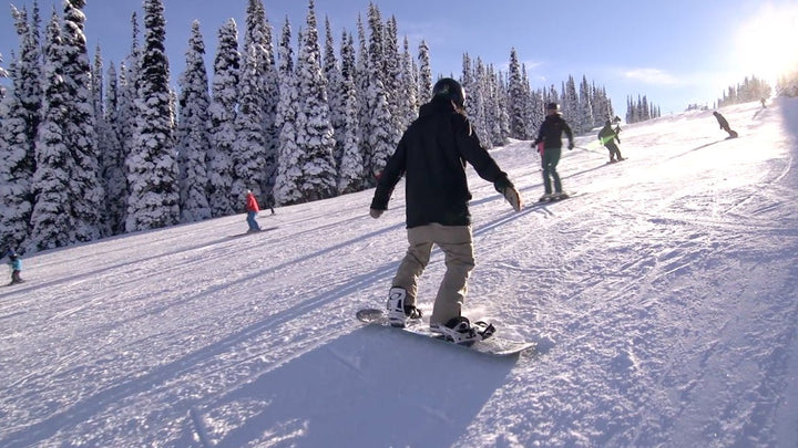 How To One Foot Sideslip - Snowboard Addiction