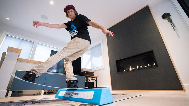How To Soften Your Landings On A Training Board - Snowboard Addiction