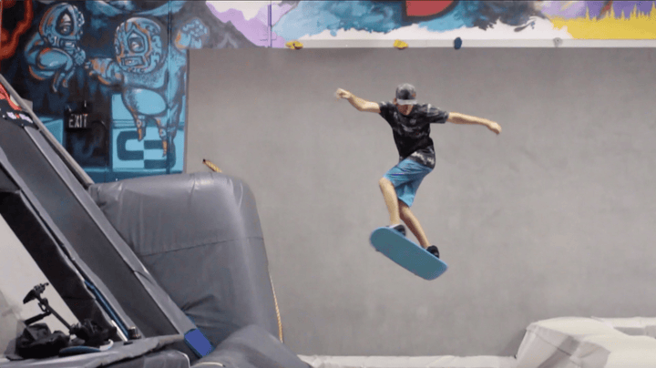 How To Stall Out Your 360s On A Tramp Board - Snowboard Addiction